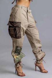 SAND PATCHWORK COMBAT PANT COAL N TERRY at Coal n Terry